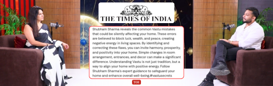 A Visionary Voice in Vedic Science: Pt. Shubham Sharma Featured in The Times of India