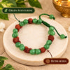Rudraksha Green Aventurine Bracelet