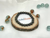 Genuine raw Pyrite bracelet for men and women, featuring natural metallic gold luster beads on a durable stretch cord for wealth attraction and daily protection.
