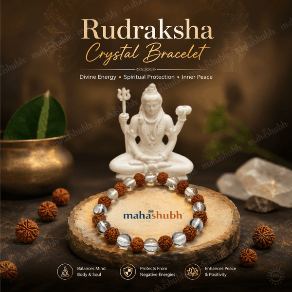 Rudraksha Crystal Bracelet