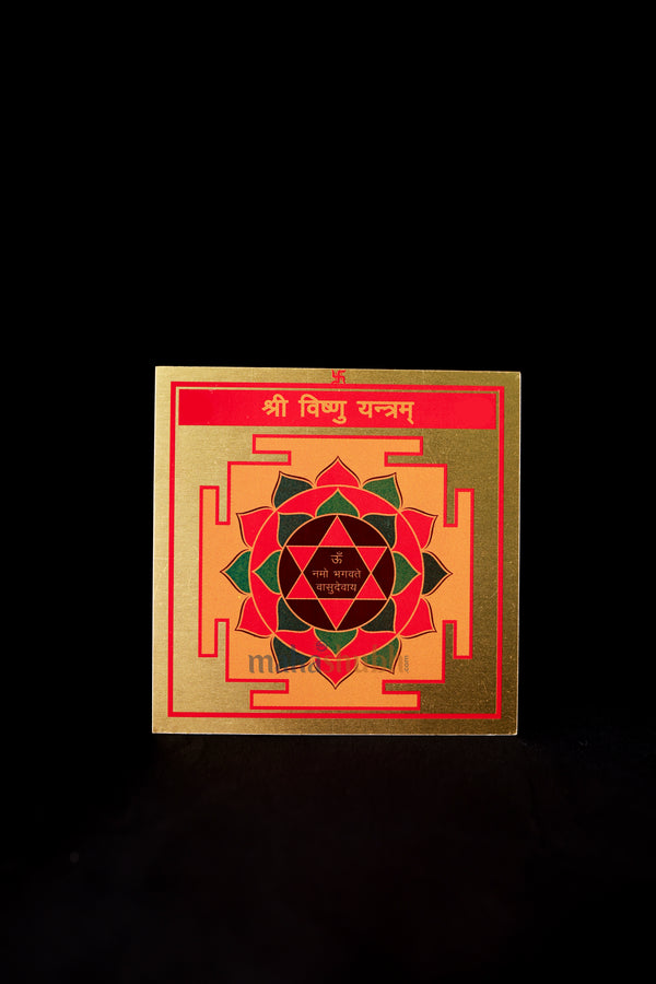 Powerful Vishnu yantra for positive energy, stability, and prosperity