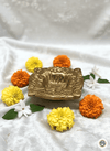 Square Shaped Brass Diya