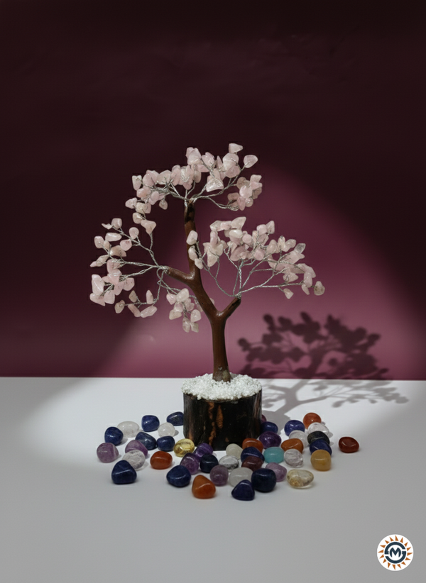 Rose Quartz Gemstone Tree ( Love Tree )