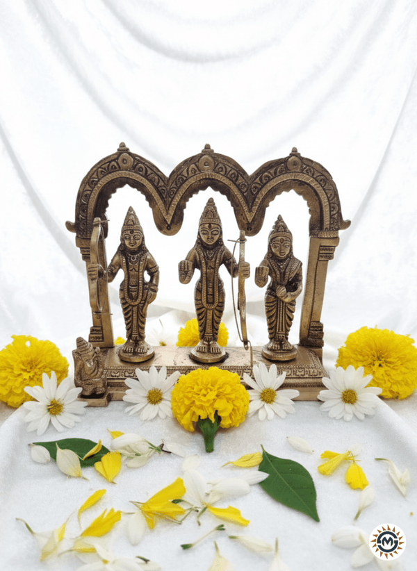 Shri Ram Darbar Brass Idol