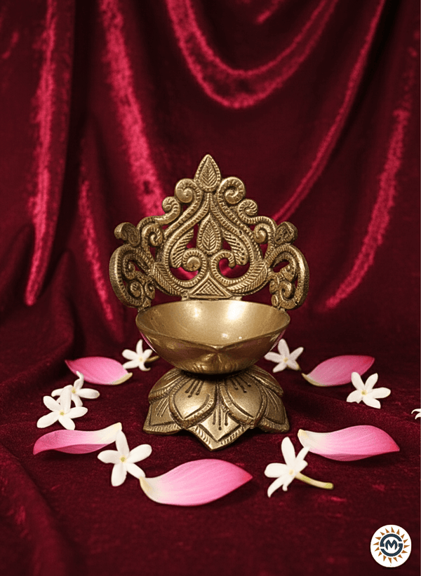 Brass Lotus Diya