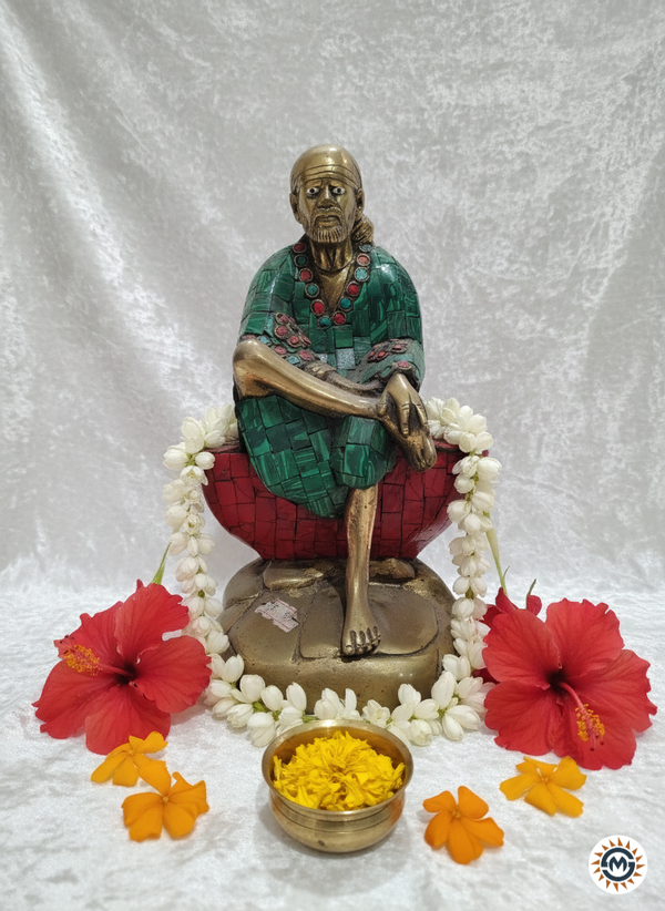 Sai Baba Brass Idol