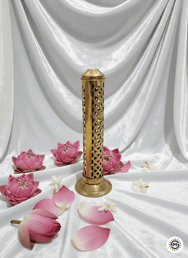Brass Incense Burner Tower