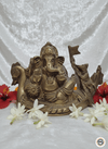 Naukasana Ganesh Ji Brass Idol