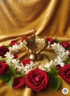 Hand Shaped Brass Diya
