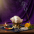 White Abhimantrit Vamavarti Shankh, a natural blowing conch shell for removing negative energy and Vastu purification.