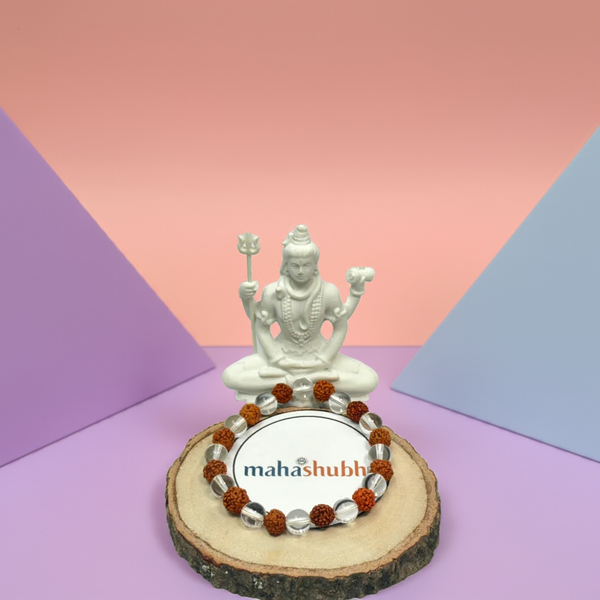 Rudraksha Crystal Bracelet