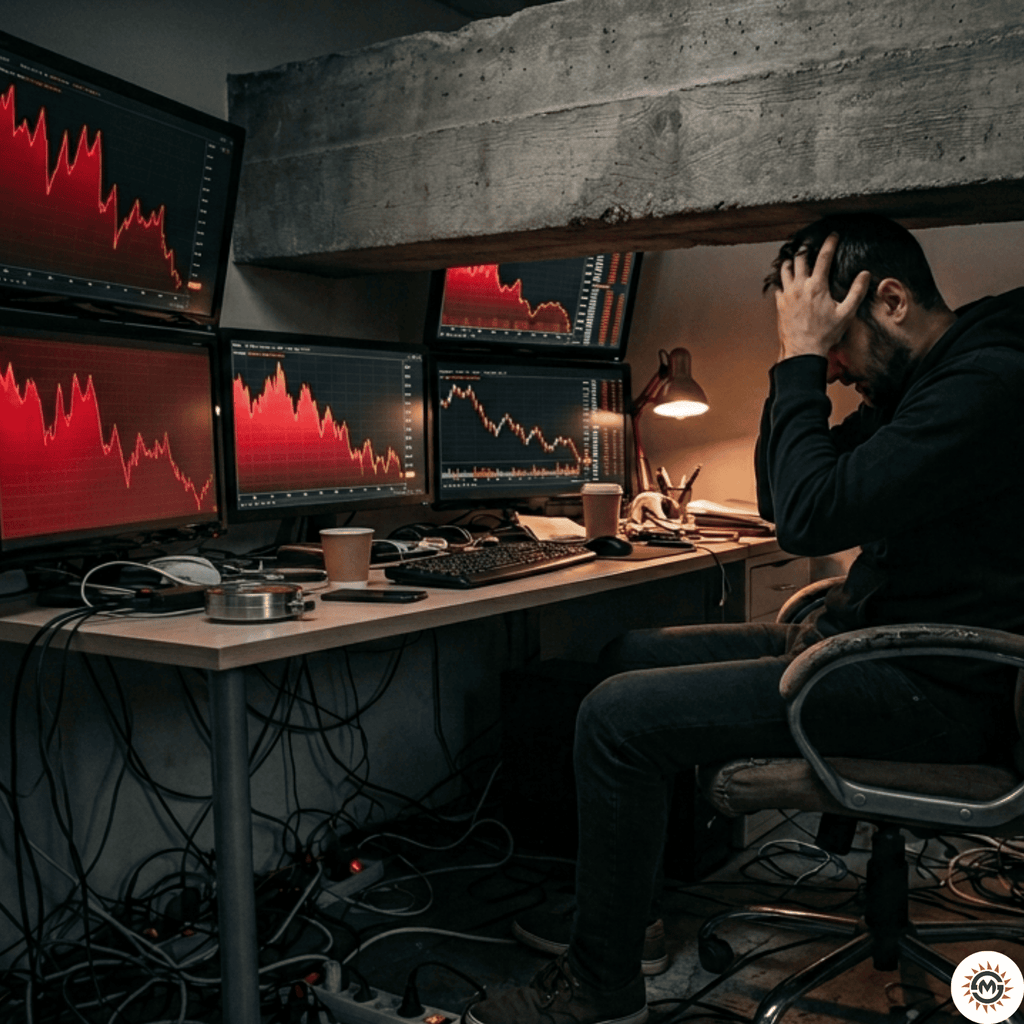 Vastu problems for stock traders, wrong trading desk direction, negative energy in trading room, trading loss due to Vastu