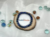 Natural Lapis Lazuli bracelet from Mahashubh with deep royal blue beads and golden pyrite flecks for wisdom and communication