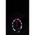 Beaded bracelet with multicolored beads on a dark background