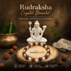 Rudraksha Crystal Bracelet