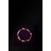 Beaded bracelet on a dark background