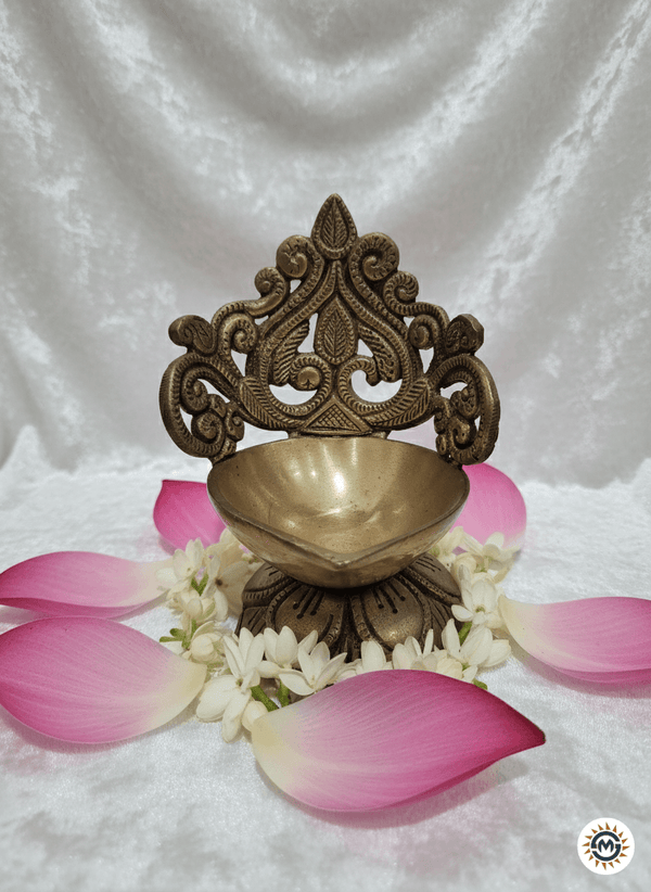 Brass Lotus Diya